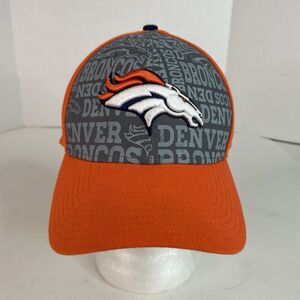Denver Broncos New Era Hat, Medium/Large, Orange, Logo, Football, NFL